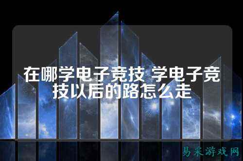 在哪学电子竞技 学电子竞技以后的路怎么走