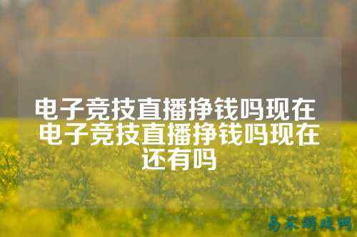 电子竞技直播挣钱吗现在 电子竞技直播挣钱吗现在还有吗