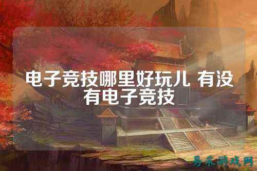 电子竞技哪里好玩儿 有没有电子竞技