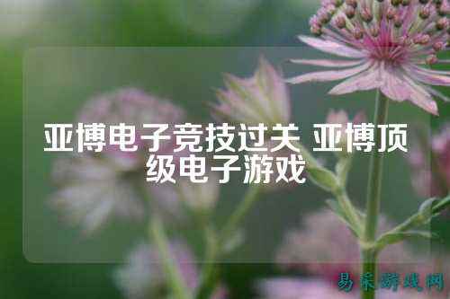 亚博电子竞技过关 亚博顶级电子游戏