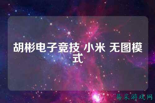 胡彬电子竞技 小米 无图模式