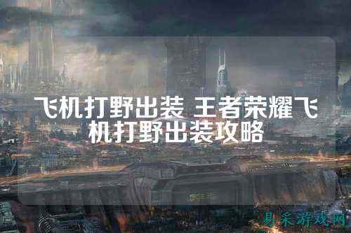 飞机打野出装 王者荣耀飞机打野出装攻略