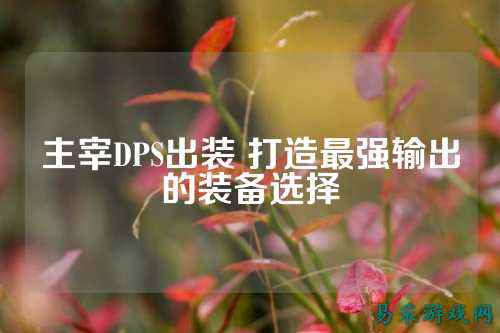主宰DPS出装 打造最强输出的装备选择