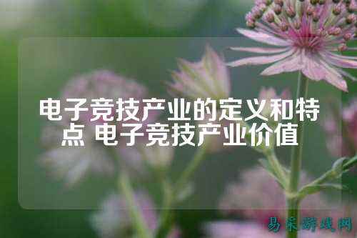 电子竞技产业的定义和特点 电子竞技产业价值