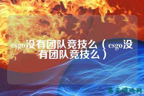 csgo没有团队竞技么(csgo没有团队竞技么)