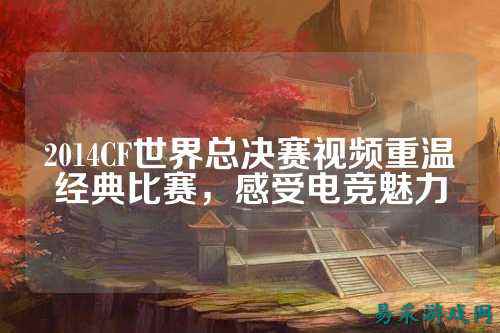 2014CF世界总决赛视频重温经典比赛，感受电竞魅力