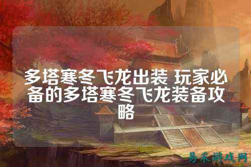 多塔寒冬飞龙出装 玩家必备的多塔寒冬飞龙装备攻略