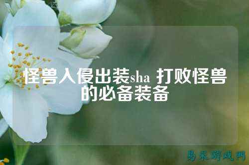 怪兽入侵出装sha 打败怪兽的必备装备