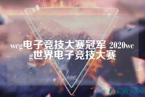 wcg电子竞技大赛冠军 2020wcg世界电子竞技大赛