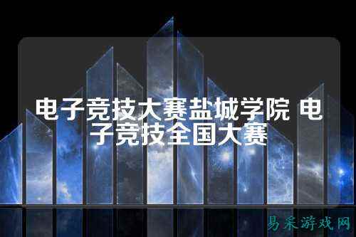 电子竞技大赛盐城学院 电子竞技全国大赛
