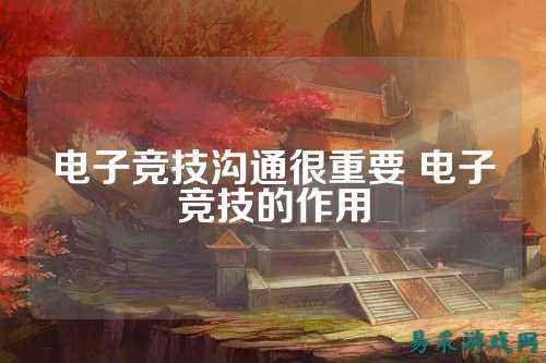 电子竞技沟通很重要 电子竞技的作用