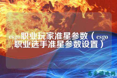 csgo职业玩家准星参数(csgo职业选手准星参数设置)