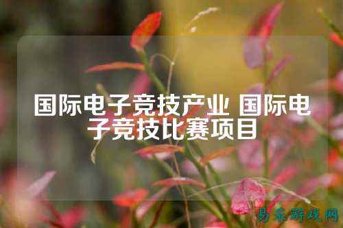 国际电子竞技产业 国际电子竞技比赛项目