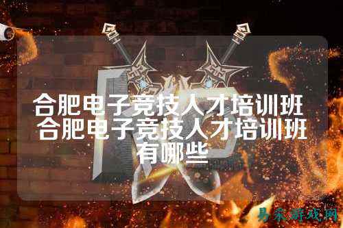 合肥电子竞技人才培训班 合肥电子竞技人才培训班有哪些