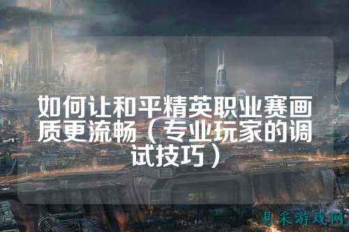 如何让和平精英职业赛画质更流畅（专业玩家的调试技巧）
