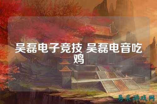 吴磊电子竞技 吴磊电音吃鸡