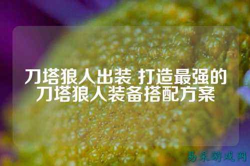 刀塔狼人出装 打造最强的刀塔狼人装备搭配方案