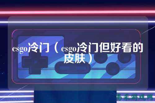 csgo冷门（csgo冷门但好看的皮肤）