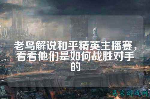 老鸟解说和平精英主播赛，看看他们是如何战胜对手的