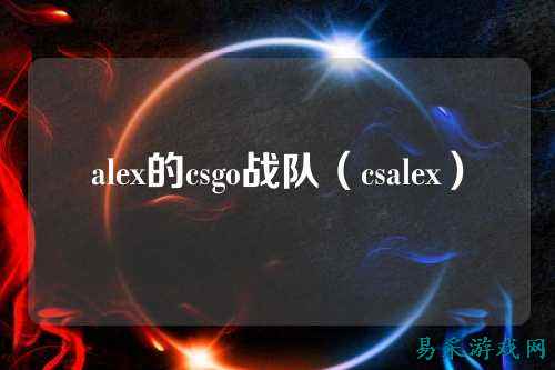 alex的csgo战队（csalex）