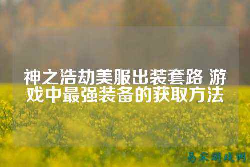 神之浩劫美服出装套路 游戏中最强装备的获取方法