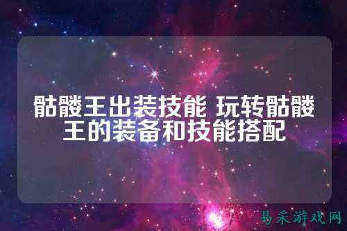 骷髅王出装技能 玩转骷髅王的装备和技能搭配