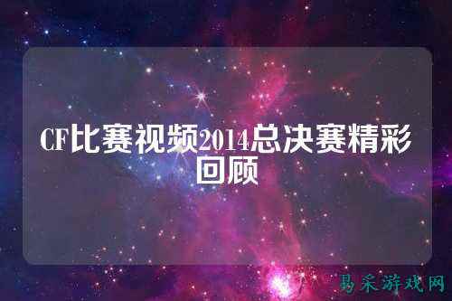 CF比赛视频2014总决赛精彩回顾