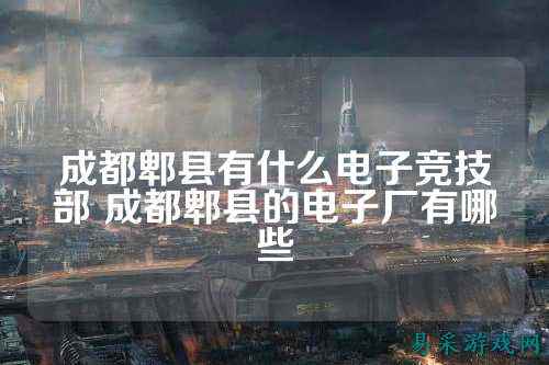 成都郫县有什么电子竞技部 成都郫县的电子厂有哪些