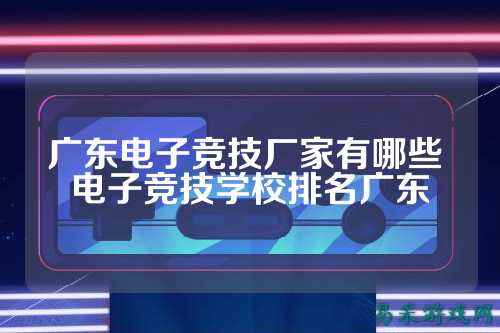 广东电子竞技厂家有哪些 电子竞技学校排名广东