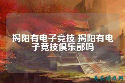 揭阳有电子竞技 揭阳有电子竞技俱乐部吗