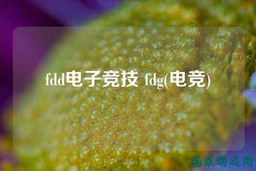 fdd电子竞技 fdg(电竞)