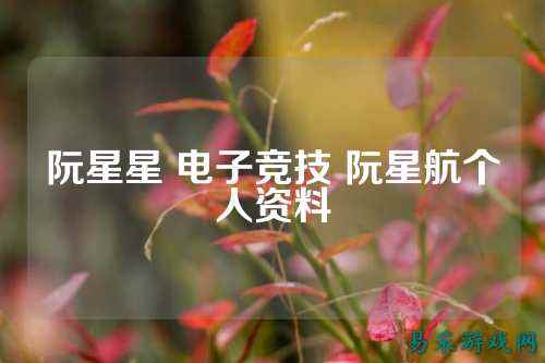 阮星星 电子竞技 阮星航个人资料
