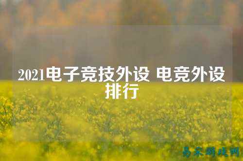 2021电子竞技外设 电竞外设排行