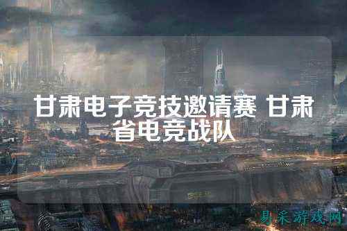 甘肃电子竞技邀请赛 甘肃省电竞战队
