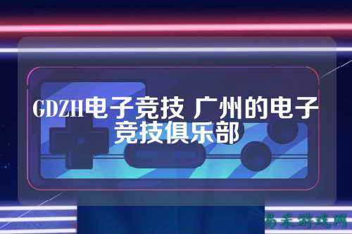 GDZH电子竞技 广州的电子竞技俱乐部