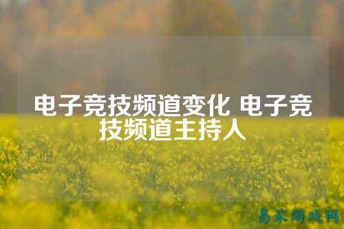 电子竞技频道变化 电子竞技频道主持人