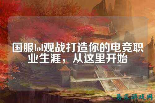 国服lol观战打造你的电竞职业生涯,从这里开始