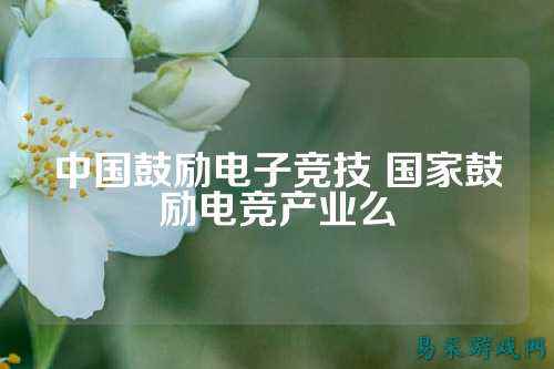中国鼓励电子竞技 国家鼓励电竞产业么