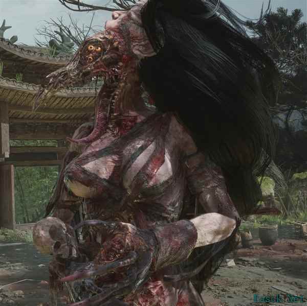 国产魂游《明末:渊虚之羽》发清凉女主爬梯子新截图 网友:担心游戏质量