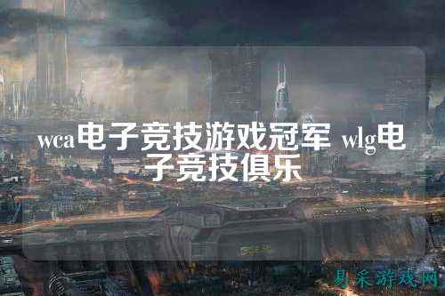 wca电子竞技游戏冠军 wlg电子竞技俱乐