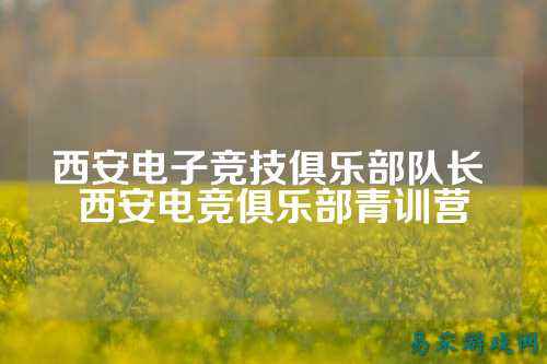 西安电子竞技俱乐部队长 西安电竞俱乐部青训营