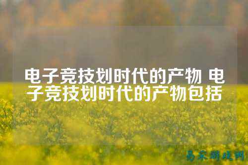 电子竞技划时代的产物 电子竞技划时代的产物包括
