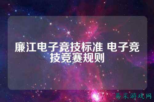 廉江电子竞技标准 电子竞技竞赛规则