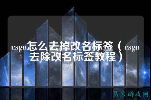 csgo怎么去掉改名标签（csgo去除改名标签教程）