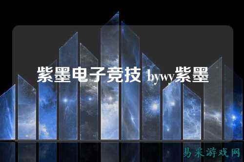 紫墨电子竞技 bywy紫墨