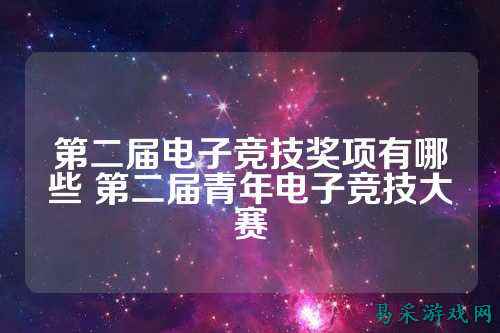 第二届电子竞技奖项有哪些 第二届青年电子竞技大赛