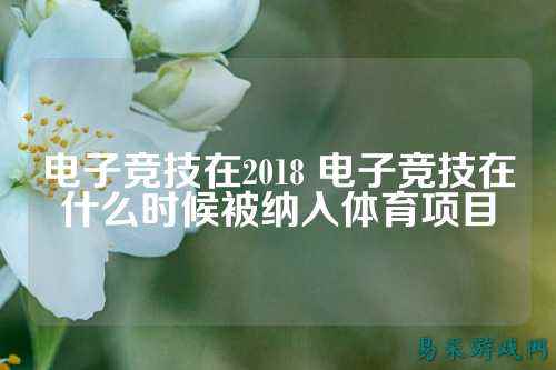 电子竞技在2018 电子竞技在什么时候被纳入体育项目