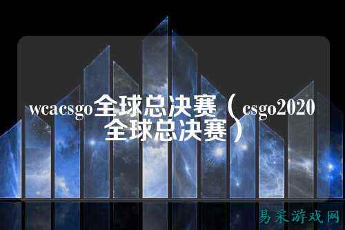 wcacsgo全球总决赛(csgo2020全球总决赛)