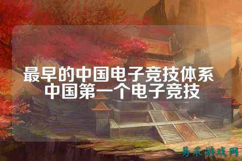 最早的中国电子竞技体系 中国第一个电子竞技
