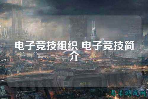 电子竞技组织 电子竞技简介